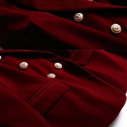Ready for Shipping Burgundy Jackets..