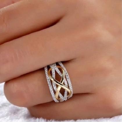 Rsslyn New Infinity Rings for Women..