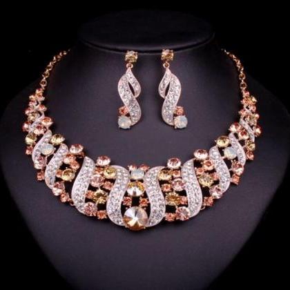 Champagne Bridal Jewelry Sets State..