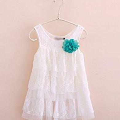 White Dress Infant for Girls Tops F..