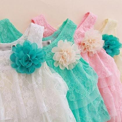 White Dress Infant for Girls Tops F..