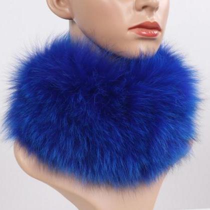 Fur Scarves for Women Fashion Winte..