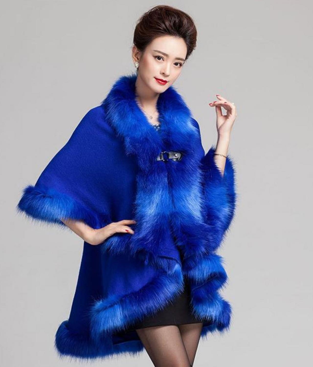 royal blue wrap coat