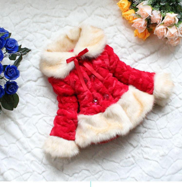 girls red winter jacket