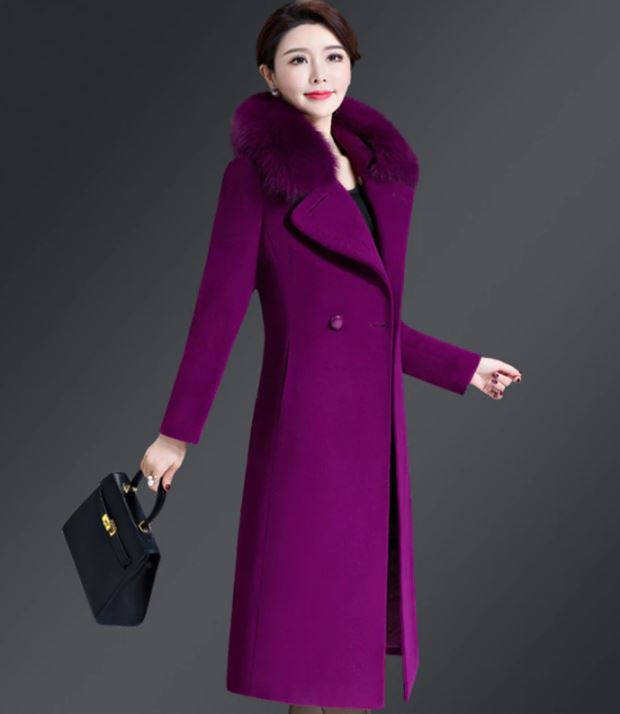 womens plum coat