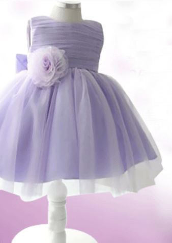 purple toddler flower girl dresses