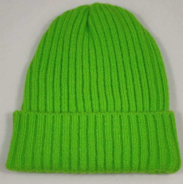 boys green winter hat