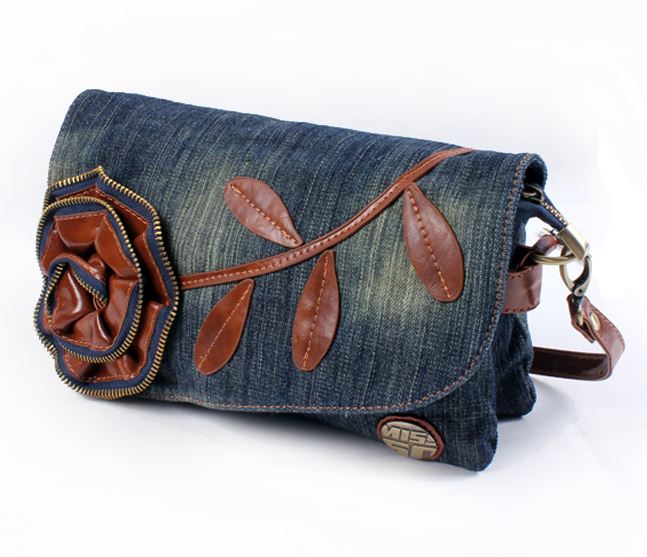 small denim purse