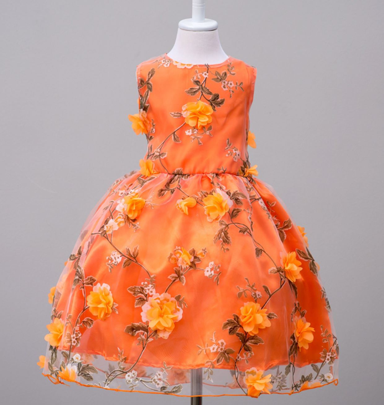 orange dress for girls