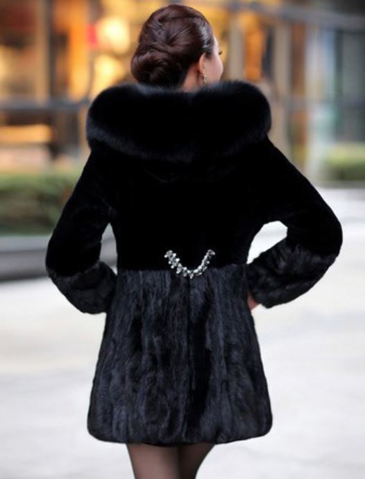 Black Mink Hair Fur Coat And Jacket on Luulla