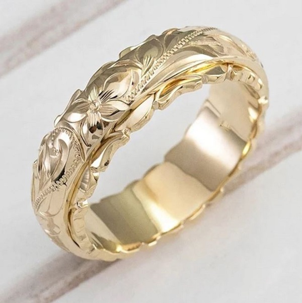Rsslyn Classic Rings for Women RSS2262021-18 High-Quality Bridal Rings Timeless Golden Rings for Women