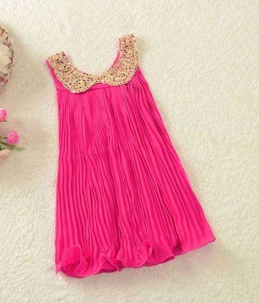 girls hot pink dress