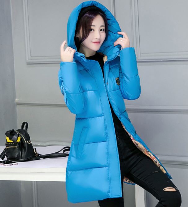 girls blue winter coat