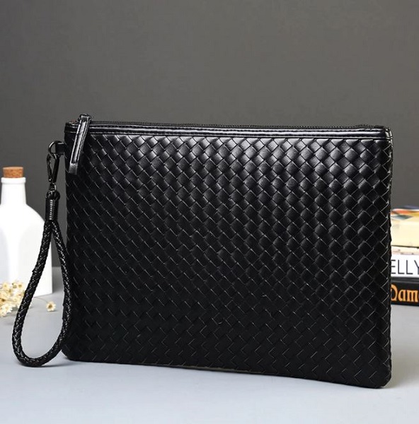 Rsslyn Black Clutch for Men Luxury Handbags Designer RSS11-362021 Black Wallet for Boys