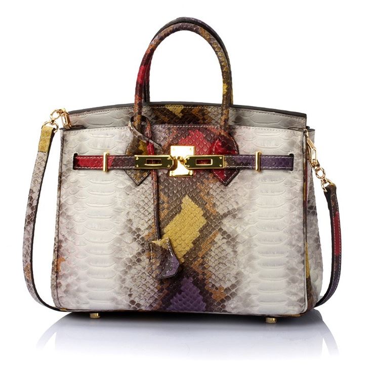 snakeskin designer handbags
