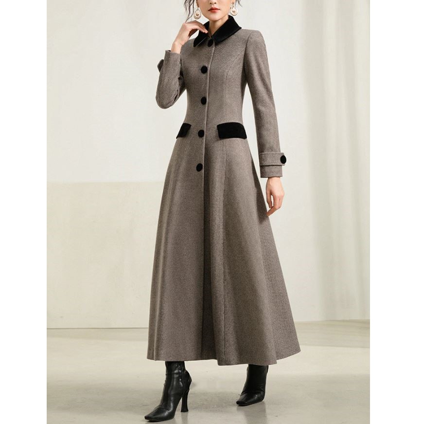 Timeless Fashion Overcoats For Women With Free Luxury Brooch ...