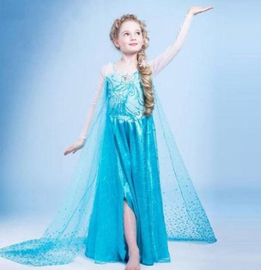Pretty Frozen Dress For S Princess Anna Blue Pretty Frozen Dress For S Princess Anna Blue With Matching Necklace