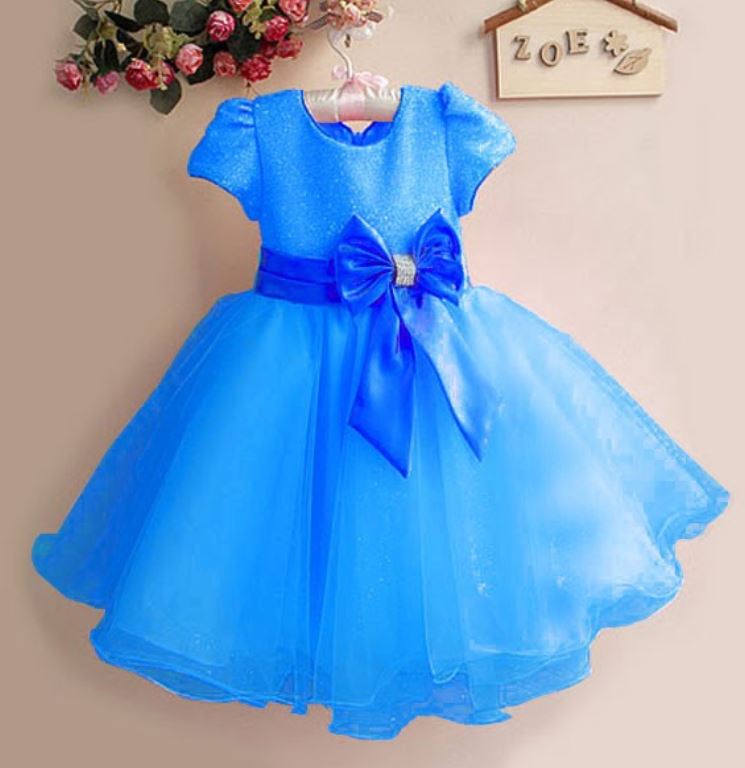 blue dress for kids