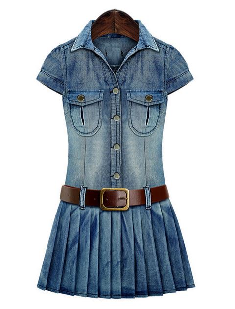 cowgirl denim dress