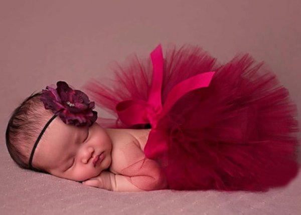 newborn red tutu