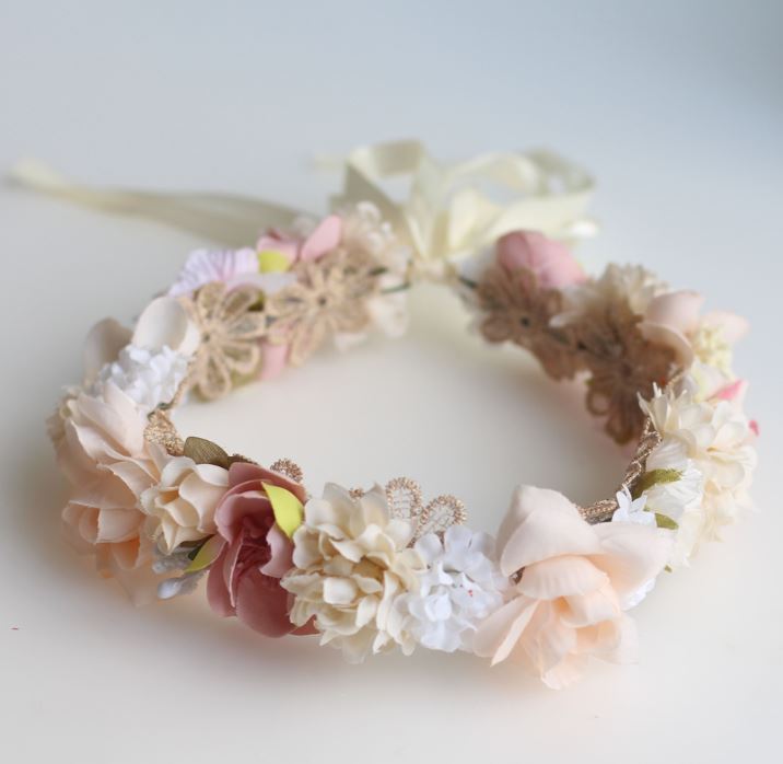 2pcs Vintage Hair Accessories Wedding Bridal Headbands For Toddler