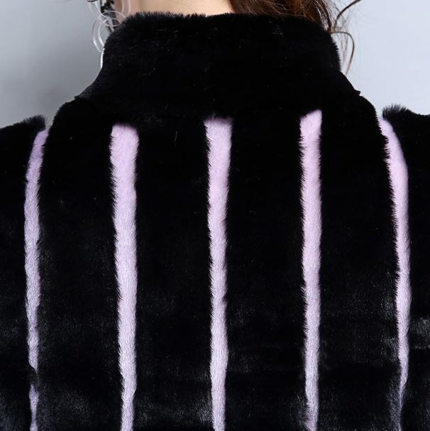 Plus Sizes 5XL,6XL Black Trench Coats For Women Fabulous Black Winter Coats Fur Winter Jackets