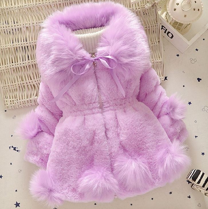 girls purple winter coat