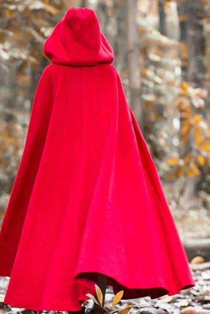 2019 New Cloaks for Women Red Trench Coats Wide Range Cloaks Red Wrap Blankets for Women