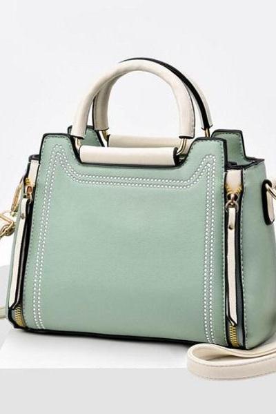 Rsslyn Mint Green Tote Bags Fashion Handbags for Women New Design Shoulder Bags and Bling
