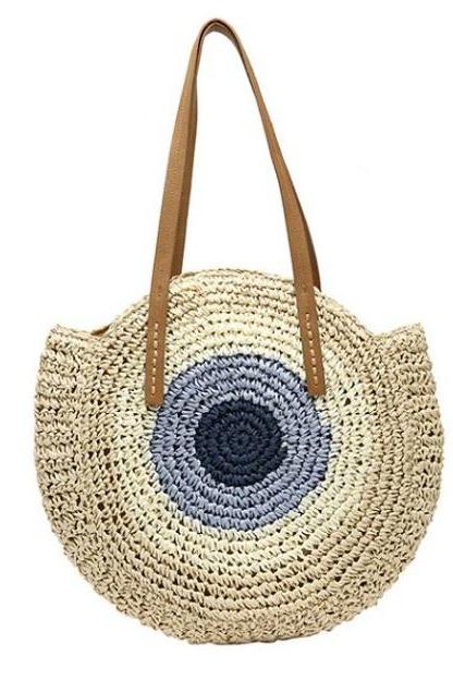 Rsslyn Natural Straw Bali Bags RSS23102021 Casual Beach Bags, Large Bags