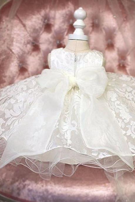 White Newborn Dress White Wedding Dress White Christening Dress