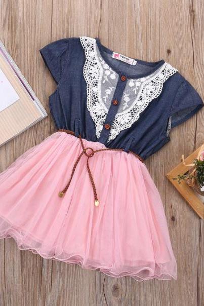 Western Denim Dress Luulla