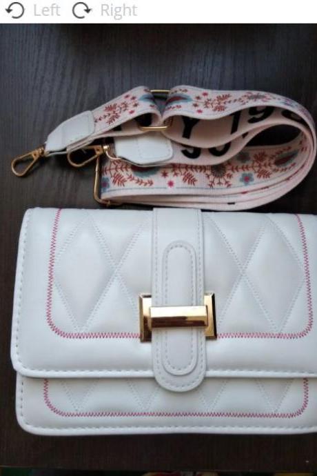 White Messenger Bags Fashion New Small Bags for Women-High Quality PU Leather Female Brand Totes