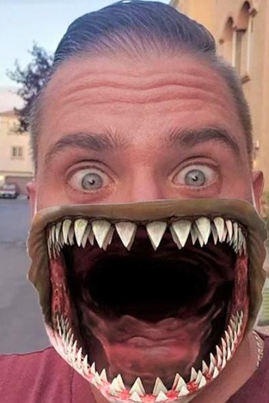 Rsslyn Shark Teeth Masks for Men and Women