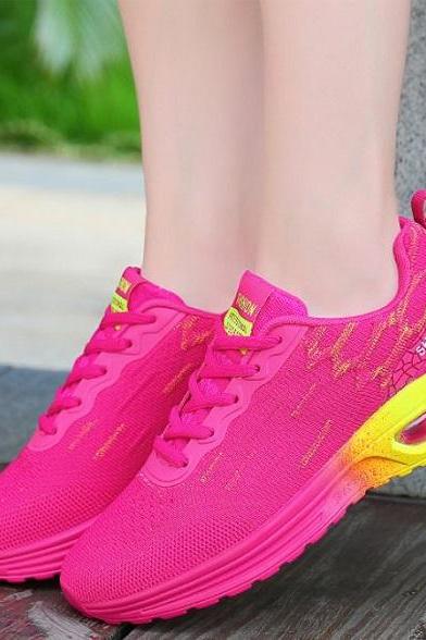 Rsslyn Comfy Hotpink Sneakers Fashion Shoes For Teenage Girls And Women
