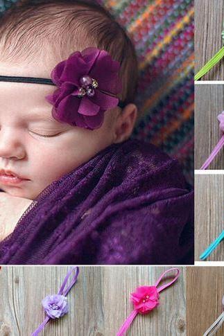 12 Purple Headbands for Newborn Headbands Baby Props 12 Purple Hair Accessory
