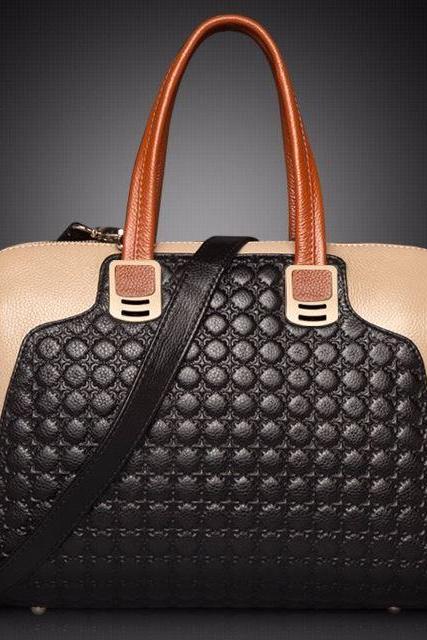 Genuine Leather Bags Brown Handbags for Women Brown Shoulder Bags
