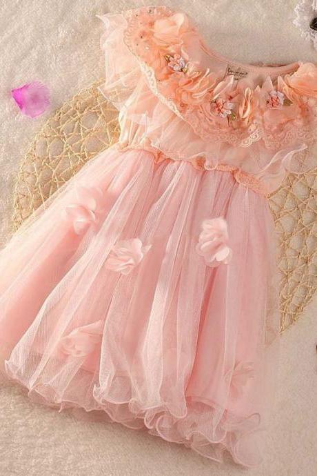 Pink Dress for Girls 3T Ready for Shipping Pink Tutu Dress Fairy Dress for Girls