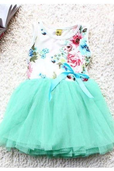 Mintgreen Dress for Girls Mint Green Tutu Dress for Infant Girls Baby Girl Tutu