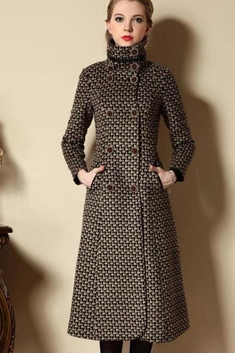 Unique Brown Winter Coats for Beautiful Women Sizes S-4XL Fashion Brown Winter Coats