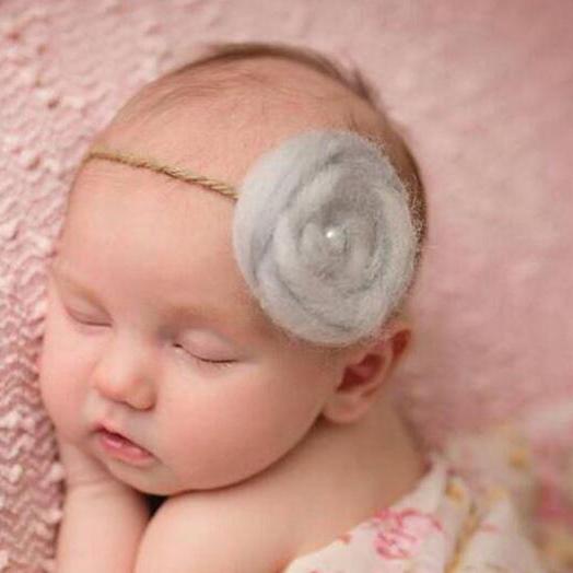 Wool Headpiece For Newborn..