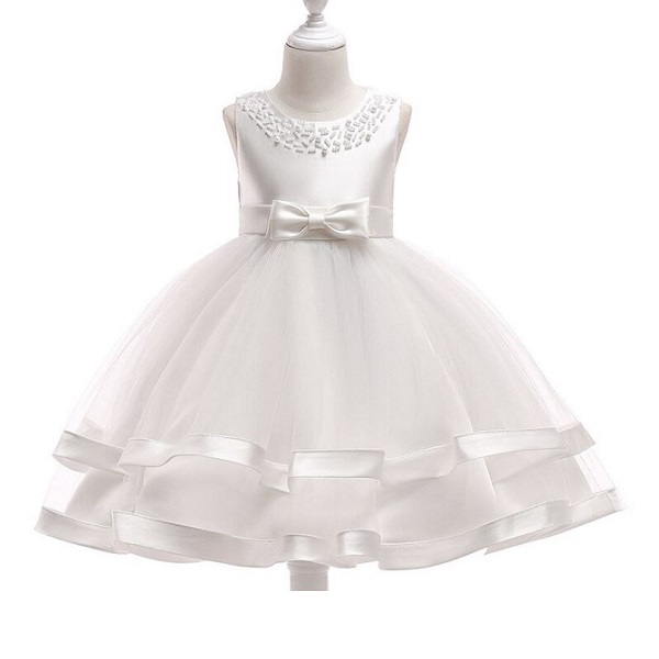 Rsslyn Fashion Dress White Dress For Toddler Girls White Dress FREE ...